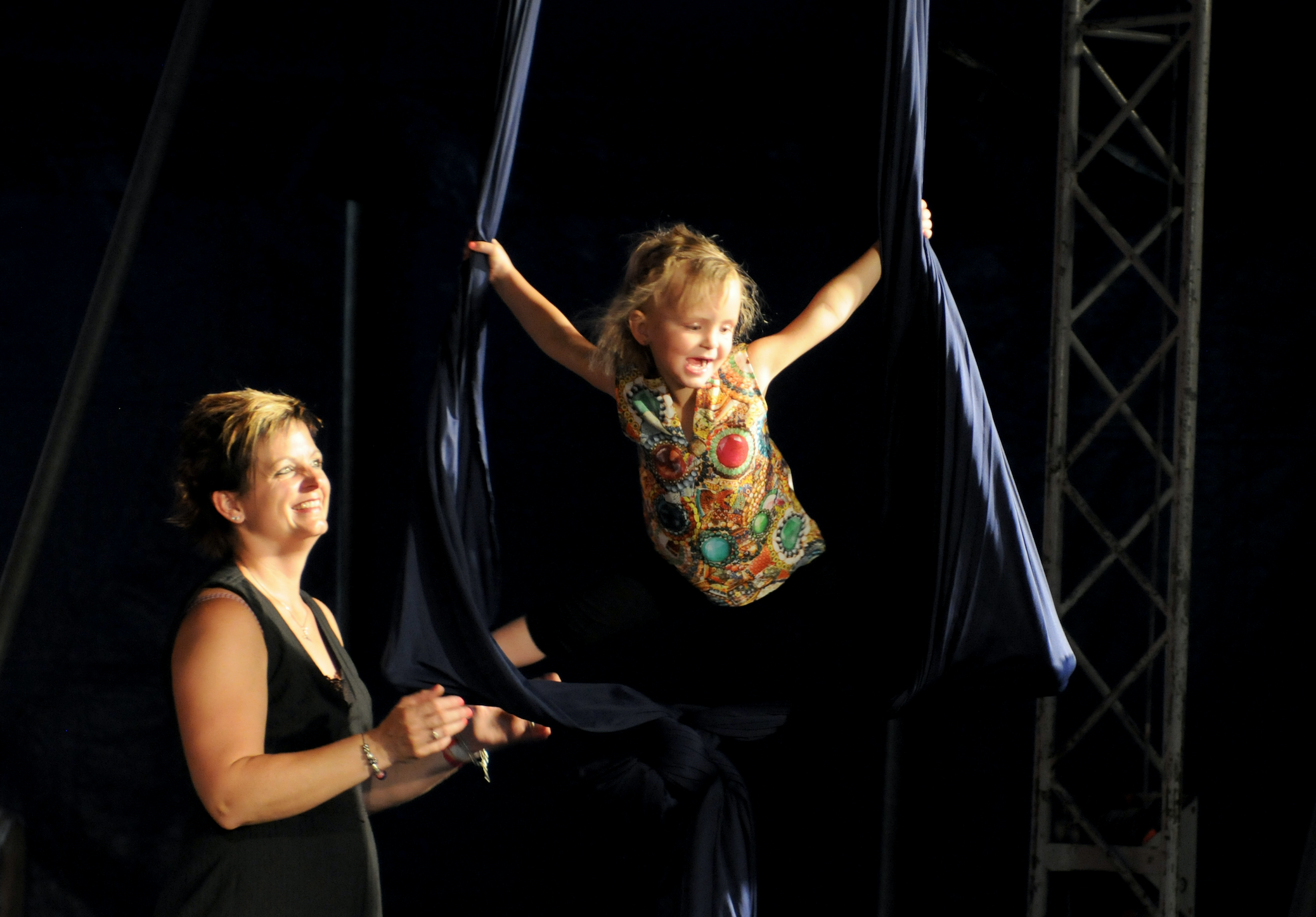 Cours de cirque parents-enfants